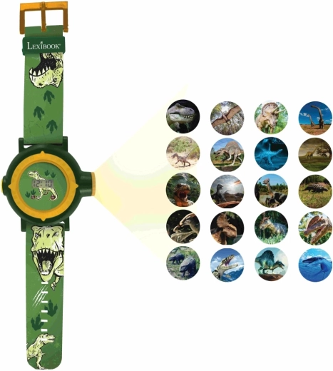 20 immagini proiettate di dinosauri