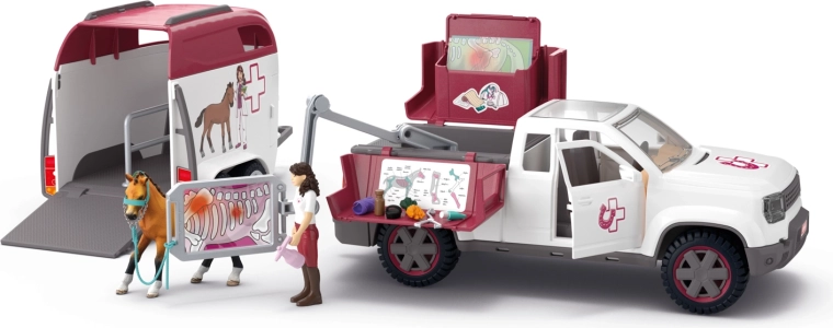Schleich Horse Club veterinaria mobile con rimorchio