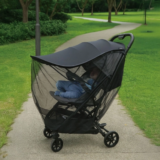 Chipolino zanzariera universale 2 in 1 per passeggino black