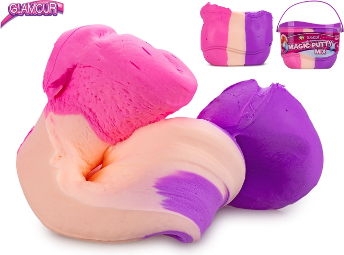 Glamour pasta modellabile magica 3 colori nel secchiello