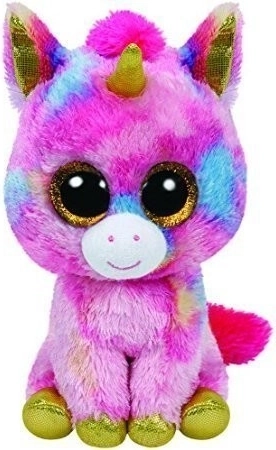 TY Beanie Boos Fantasia mascotte unicorno colorato 15 cm