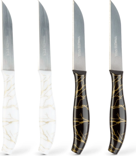 Manici decorativi in bianco e nero