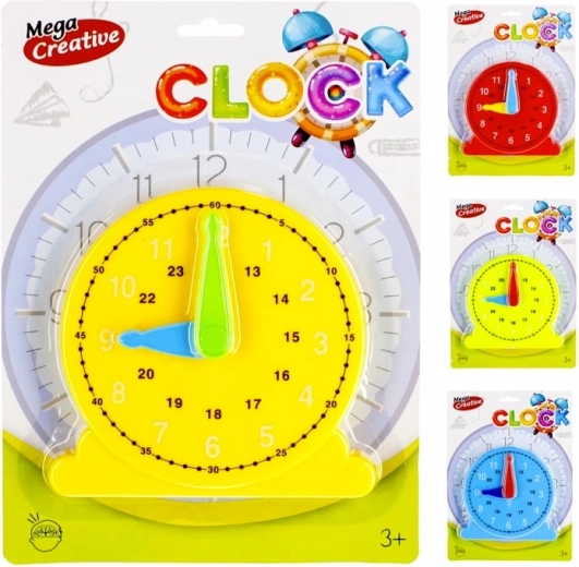 Orologio didattico MEGA CREATIVE per bambini 3+