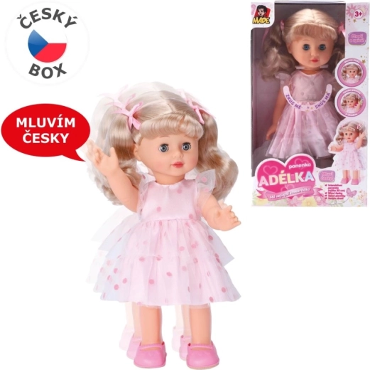 Bambola interattiva che cammina Adélka 33 cm