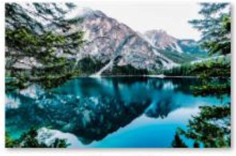 Mosaico di diamanti (diamond painting) paesaggio – montagne 40 × 30 cm - 1 pezzo