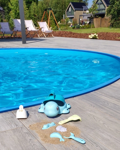 Tartarughina con vano portaoggetti e facile trasporto