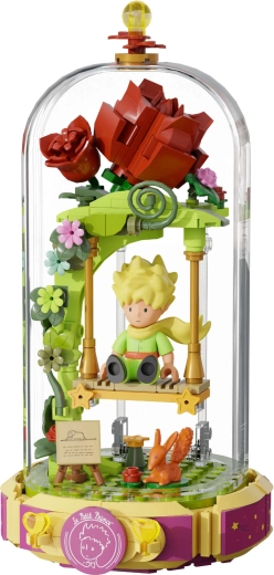 Scena magica sotto una copertura trasparente