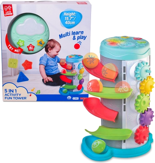 Torre interattiva a sorpresa 5 in 1 HAP-P-KID