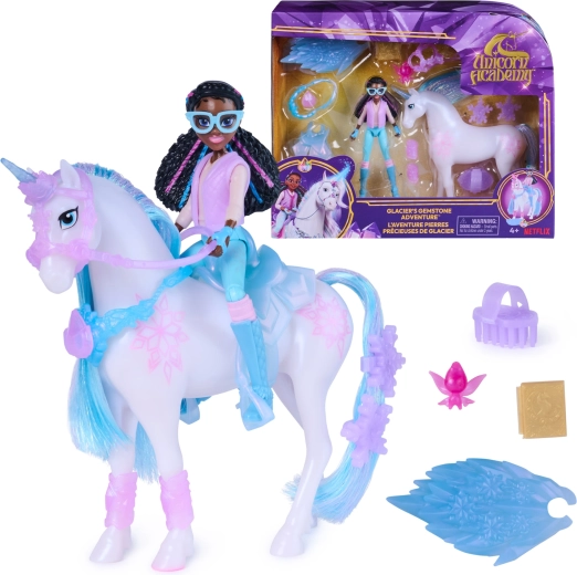 Spin Master Unicorn Academy set di personaggi Layla e Glacier con accessori