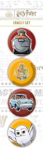 Set di gomme Harry Potter – 4 pz