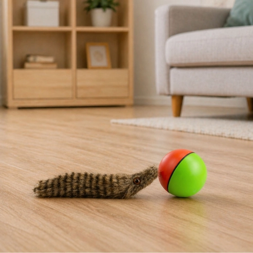 Morbida coda di peluche