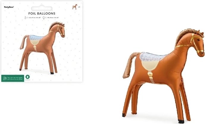 Palloncino in alluminio Cavallo 112 × 97 cm