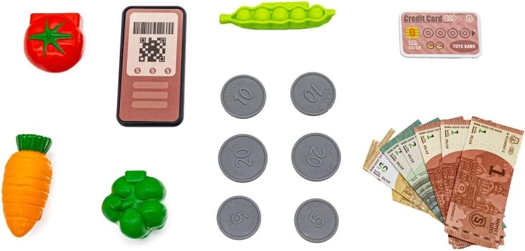 Ricchi accessori per giocare al negozio