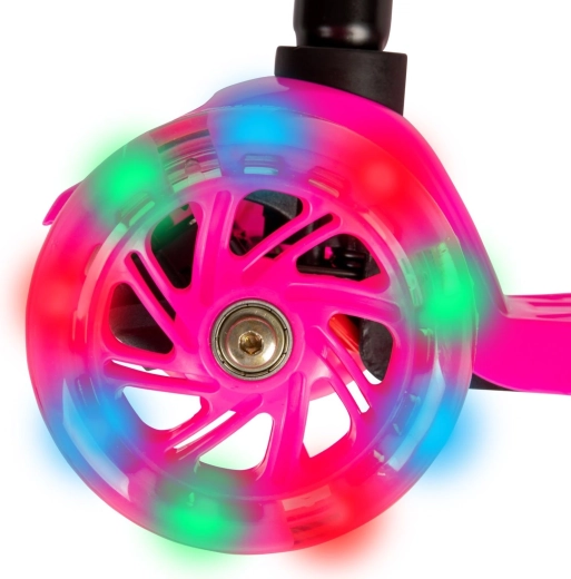 Ruote LED per visibilità e divertimento