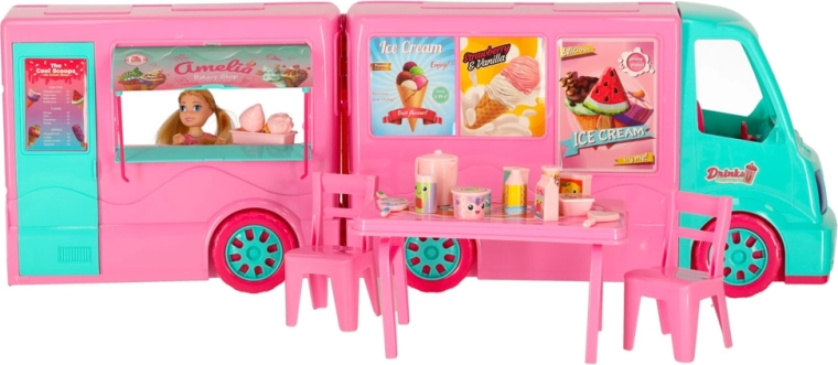 Set con bambola e accessori