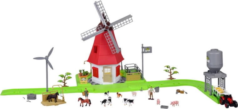 Mulino a due piani con pale girevoli