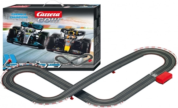 Pista elettrica Carrera GO F1 4,3 m con Ferrari e Mercedes