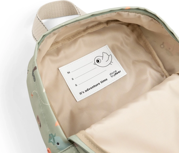 Done by Deer piccolo zaino per bambini Tiny trails verde 4 l
