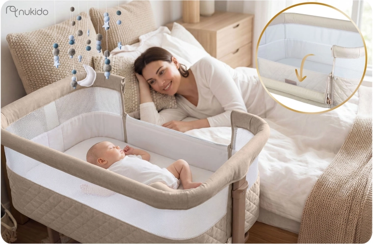 Accesso sicuro accanto al letto