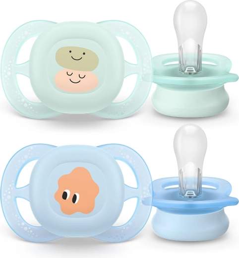 Succhietti Philips AVENT ultrastart con fantasia 0–2 mesi, 2 pz