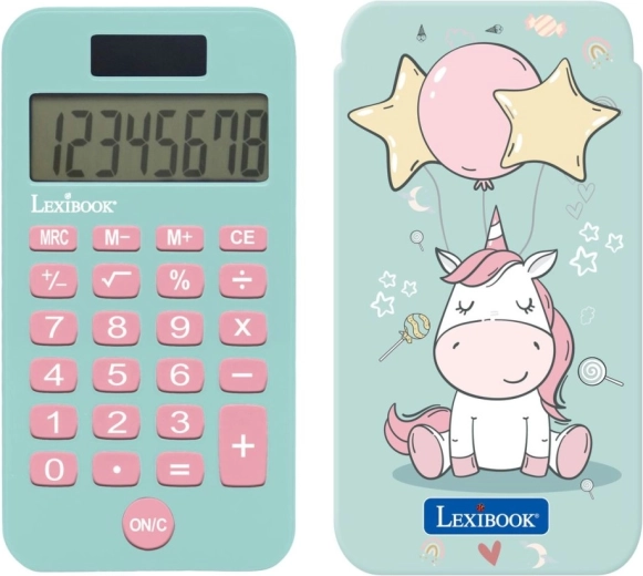 Calcolatrice tascabile con unicorno LEXIBOOK