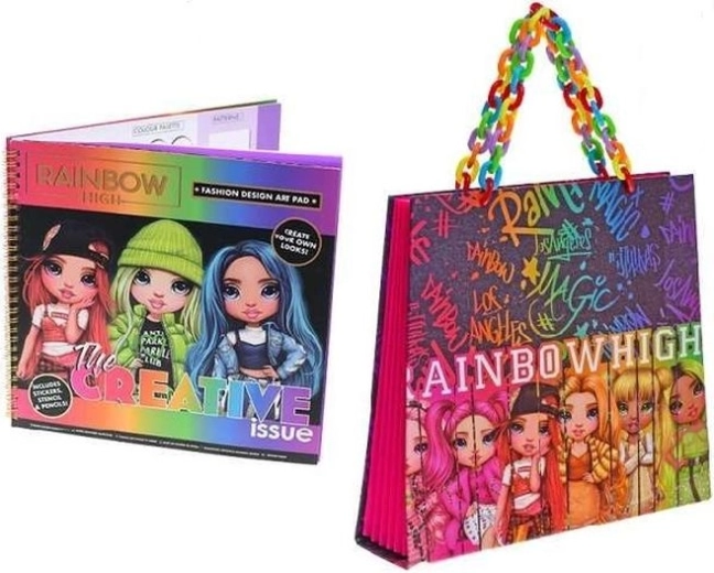 Rainbow High set creativo di moda per progettare una t-shirt