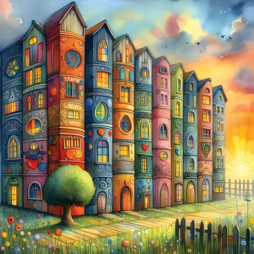 Puzzle Booktown 1023 pezzi