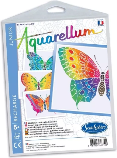 Sentosphere set di immagini acquerello junior farfalle