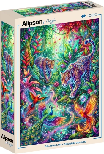 Puzzle Alipson Giungla variopinta da 1000 pezzi