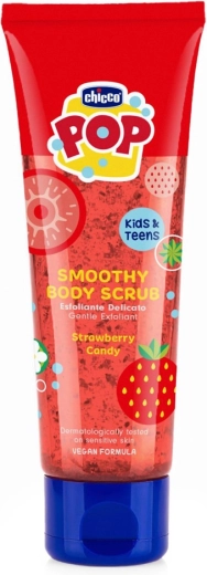 Chicco POP peeling corpo per bambini e adolescenti Strawberry Smoothie 150 ml
