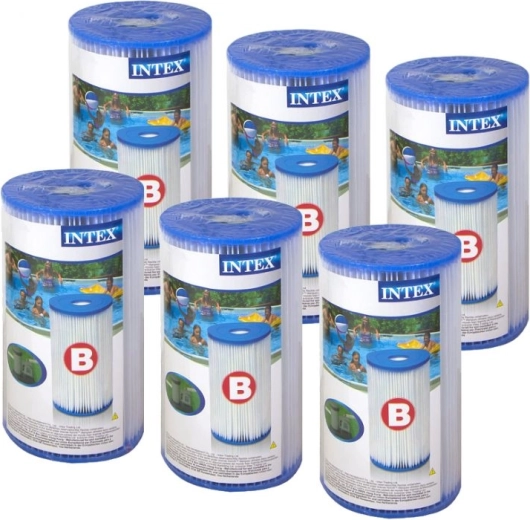 Set di filtri Intex Tipo B 6pezzi