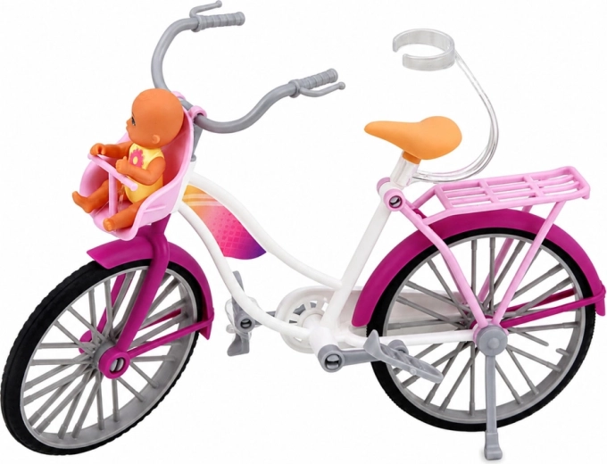 Bicicletta con seggiolino per bambini e bebè