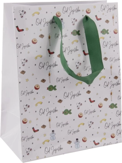 Borsa regalo in carta da Babbo Natale 18 × 10 × 23 cm