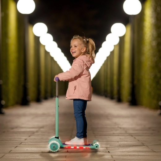 Ruote LED e pedana luminosa per una migliore visibilità