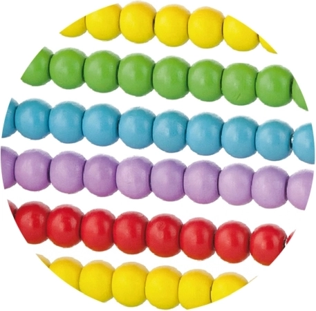 Perline colorate per distinguere facilmente i colori