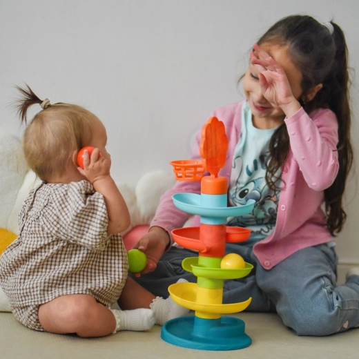 Palline con sonaglio per il gioco sensoriale