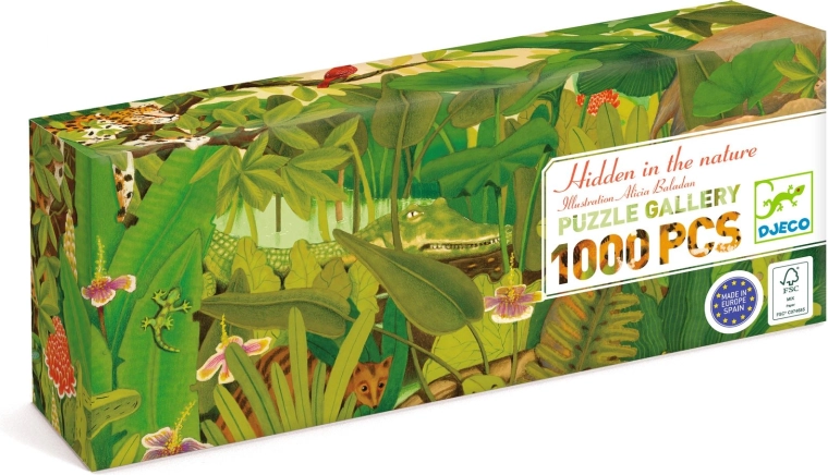 Puzzle Djeco Giungla indiana 1000 pezzi