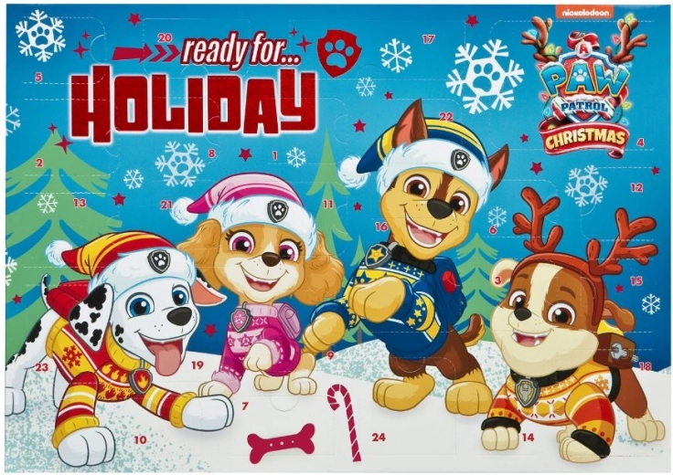 Calendario dell’Avvento PAW PATROL senza dolci 24 sorprese