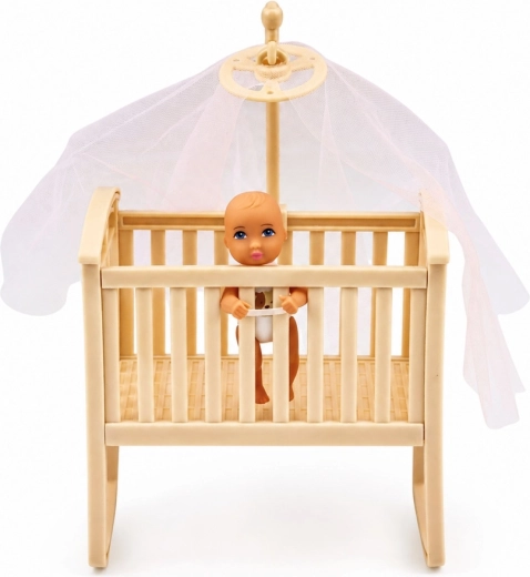 Culla con baldacchino per la nanna