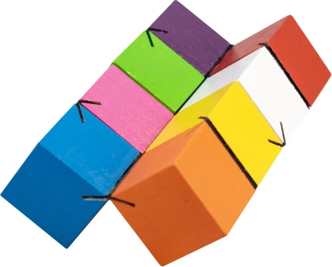 Realizzazione colorata in legno