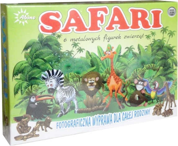 Safari – gioco da tavolo familiare sulla fotografia della fauna selvatica