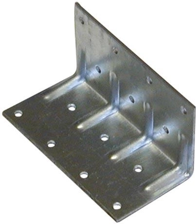 Squadra di montaggio in acciaio 80×40×40 mm, spessore 2 mm