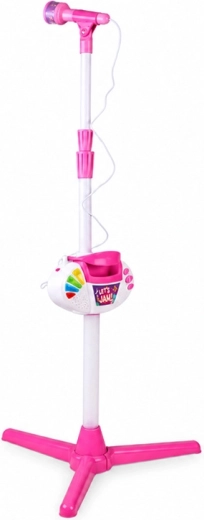Supporto regolabile e microfono portatile
