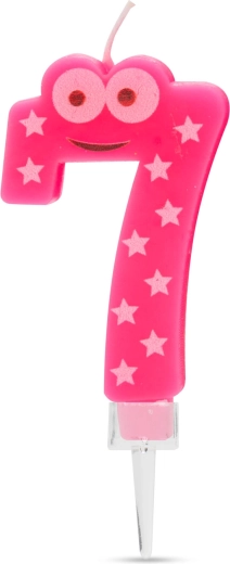 Candela per torta numero 7