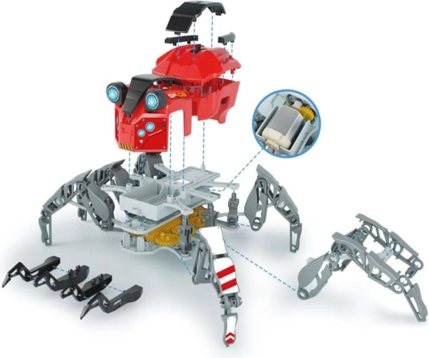Assembla il robot con oltre 100 pezzi