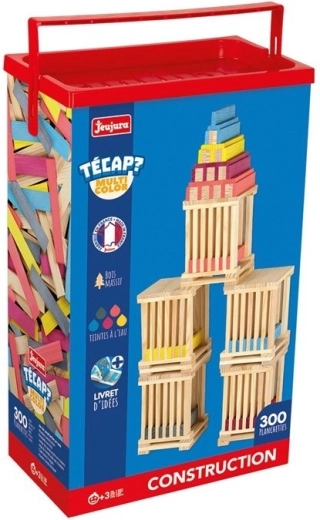 Jeujura costruzioni in legno Técap multicolor 300 pezzi