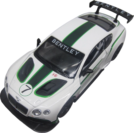 Modello d'auto in metallo 1:32 BENTLEY Continental GT3 con luci e suoni