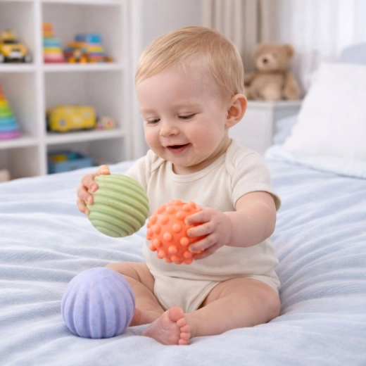 Facili da afferrare anche per le manine più piccole