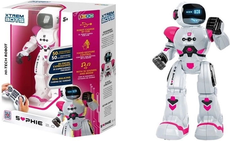Xtrem Bots Sophie 2.0 robot educativo interattivo per bambini