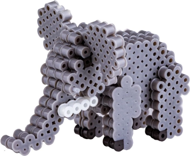 Modello 3D di elefantino con perline